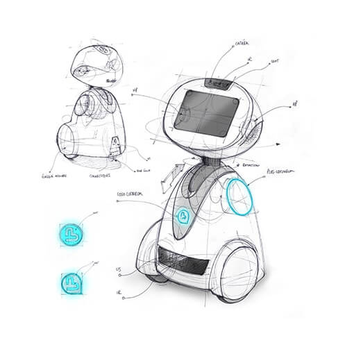 Buddy Sketch concept by Blue Frog Robotics