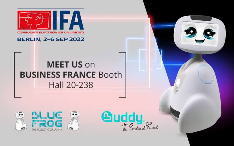 Buddy at IFA 2022 by Blue Frog Robotics